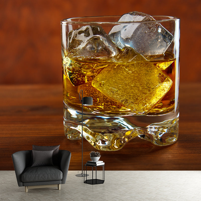 Vivolux | Extra große Wein Wandmural Lichtfarbe Vlies Wandkunst für Club Dekor, kundenspezifisch