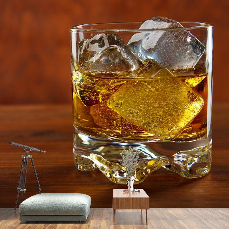 Vivolux | Extra große Wein Wandmural Lichtfarbe Vlies Wandkunst für Club Dekor, kundenspezifisch