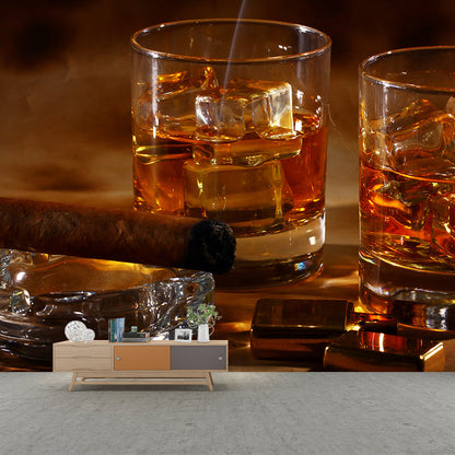 Vivolux | Extra große Wein Wandmural Lichtfarbe Vlies Wandkunst für Club Dekor, kundenspezifisch