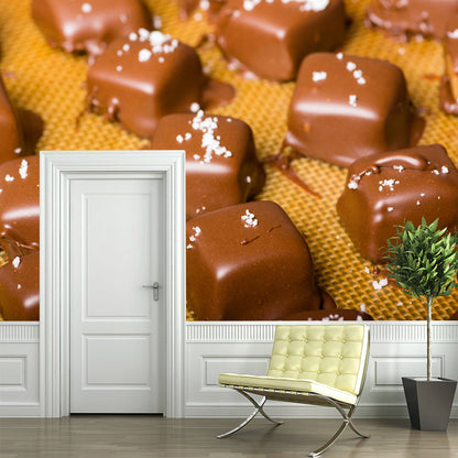 Vivolux | Leckeres Schokoladen-Wandtattoo Modern Dekorative Dessert Shop Wandkunst, Individuell Bedruckt