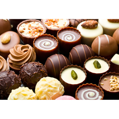 Vivolux | Donkere Kleur Heerlijke Chocolade Muur Tattoo Hedendaags Non-woven Materiaal Muurbedekking