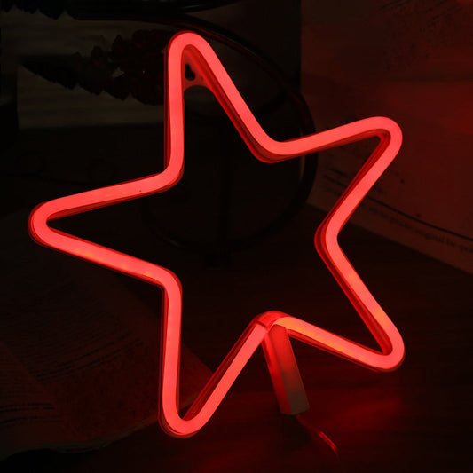 Vivolux | Pentastar Plastic Nachtlicht Modernistische LED Witte Muur Nachtverlichting voor Kinderen Kamer
