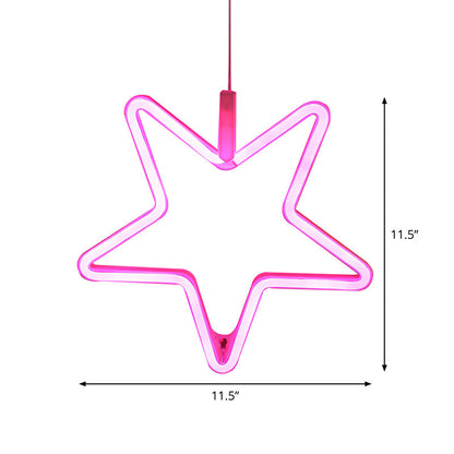 Vivolux | Pentastar Plastic Nachtlicht Modernistische LED Witte Muur Nachtverlichting voor Kinderen Kamer