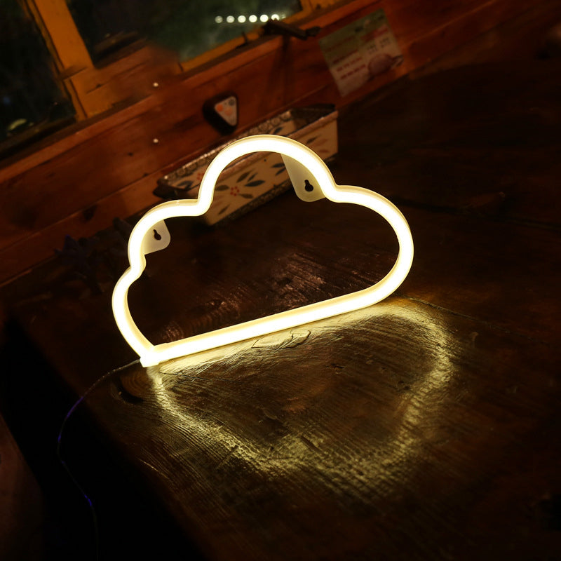 Vivolux | Plastic Cloud Nachtlamp Modern LED Wandlicht in Wit für Kinderzimmer