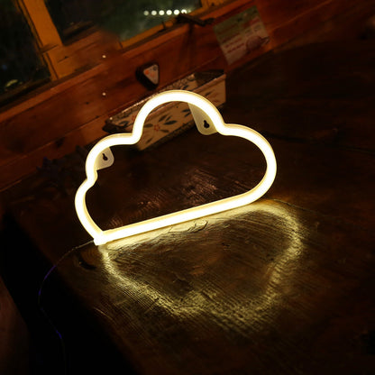 Vivolux | Plastic Cloud Nachtlamp Modern LED Wandlicht in Wit für Kinderzimmer