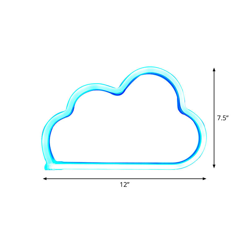 Vivolux | Plastic Cloud Nachtlamp Modern LED Wandlicht in Wit für Kinderzimmer