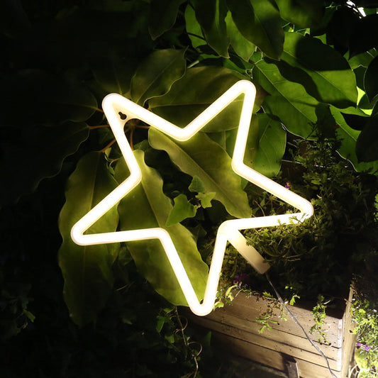 Vivolux | Sterrenraam Plastic Muur Nachtlamp Cartoon LED Witte Nachtkast Lamp voor Decoratie