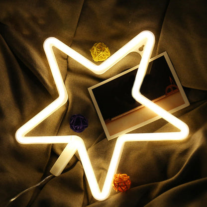 Vivolux | Sterrenraam Plastic Muur Nachtlamp Cartoon LED Witte Nachtkast Lamp voor Decoratie