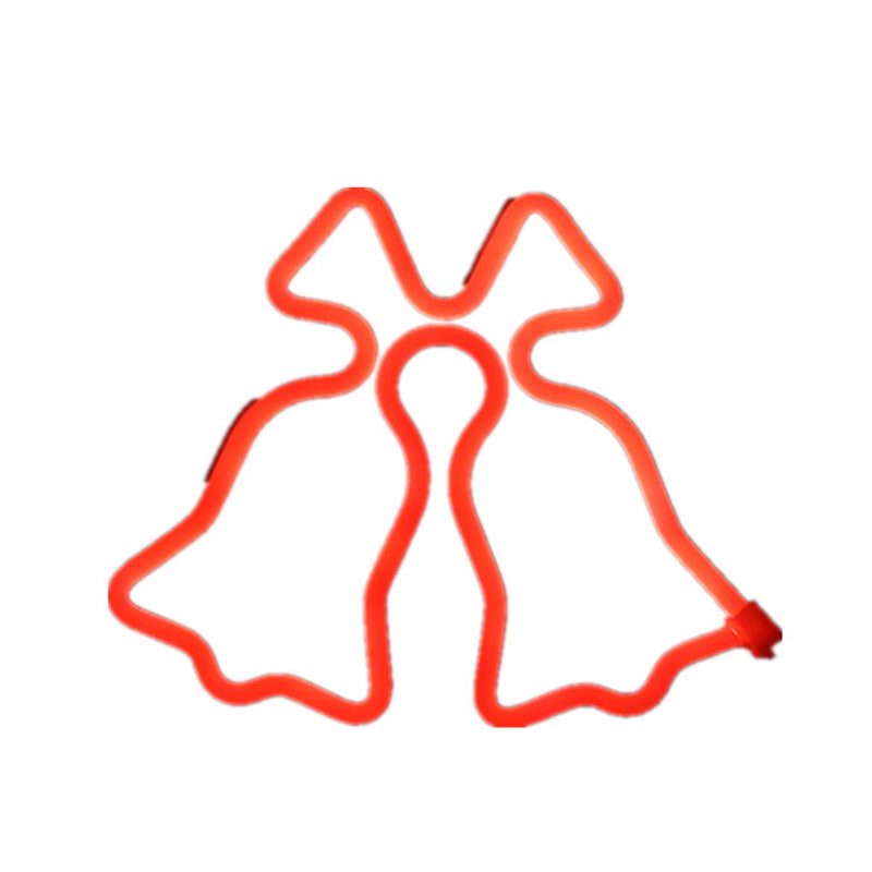 Vivolux | Jingle Bell Mini Nachtlicht Modern Kunststoff LED Weiß Nachttischbeleuchtung für Weihnachten