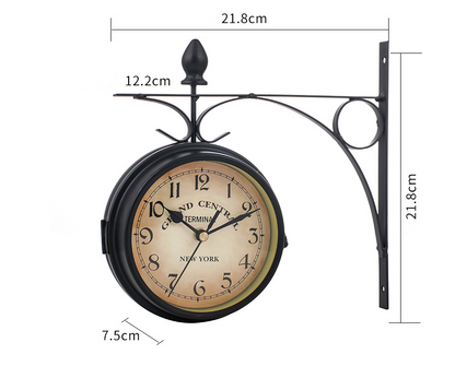 Vivolux | Doppelseitige EuroElegance-Wanduhr
