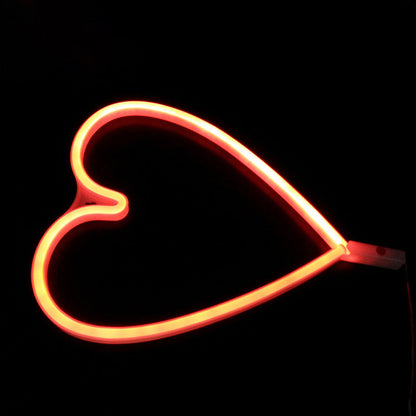 Vivolux | Plastic Loving Heart Wand Nachtlicht Kids Style Plug-in LED Weiße Nachttischlampe