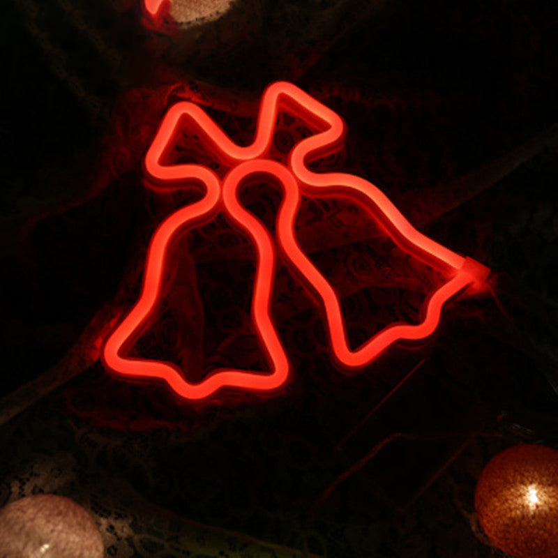 Vivolux | Witte Jingle Bell Mini Nachtkastlamp Cartoon Style LED Plastic Wandverlichting