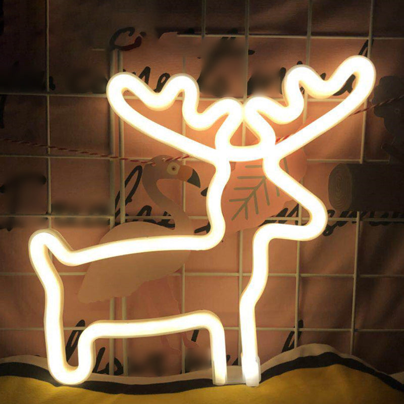 Vivolux | Plastic Animation Framework Nachtlamp Minimalistisch USB LED Witte Wand Nachtverlichting