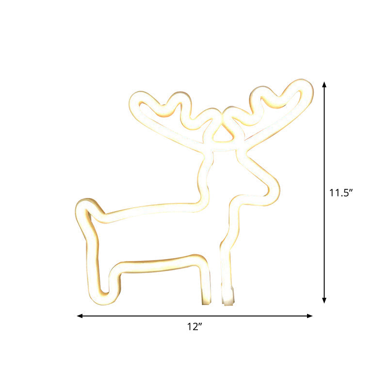 Vivolux | Plastic Animation Framework Nachtlamp Minimalistisch USB LED Witte Wand Nachtverlichting