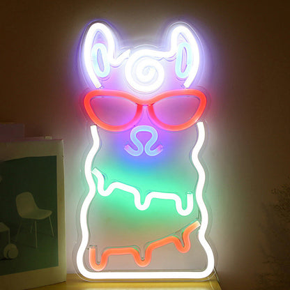 Vivolux | Minimalisme LED Nachtkastje Verlichting Witte Geometrische USB Voeding Nachtlamp met Plastic Kap