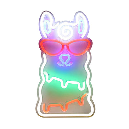 Vivolux | Minimalisme LED Nachtkastje Verlichting Witte Geometrische USB Voeding Nachtlamp met Plastic Kap