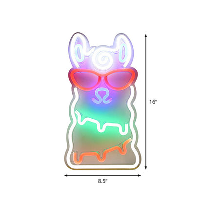 Vivolux | Minimalisme LED Nachtkastje Verlichting Witte Geometrische USB Voeding Nachtlamp met Plastic Kap