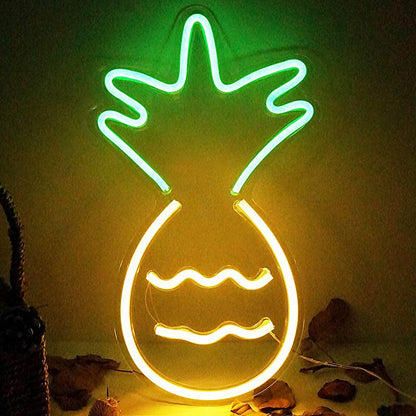 Vivolux | Kunststof Ananas Wand Nachtverlichting Hedendaagse LED Nachtkastje Verlichting in Wit