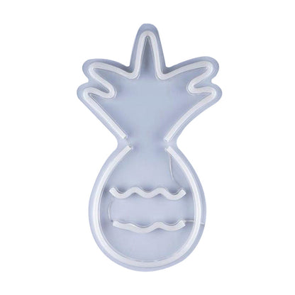 Vivolux | Kunststof Ananas Wand Nachtverlichting Hedendaagse LED Nachtkastje Verlichting in Wit