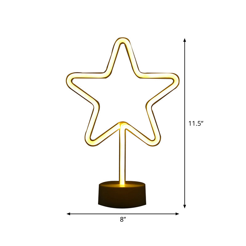 Vivolux | Geometrie Rahmen Mini Nachttischlampe Minimalistisch Kunststoff LED Weiß Wand Nachtlicht