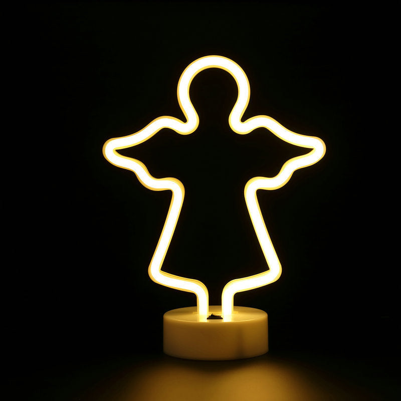 Vivolux | Geometrie Wand Nachtlicht Moderne Kunststoff Kinderzimmer LED Nachttischlampe in Weiß