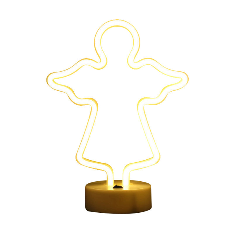 Vivolux | Geometrie Wand Nachtlicht Moderne Kunststoff Kinderzimmer LED Nachttischlampe in Weiß