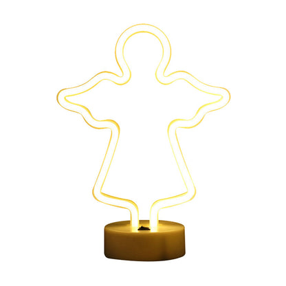 Vivolux | Geometrie Wand Nachtlicht Moderne Kunststoff Kinderzimmer LED Nachttischlampe in Weiß