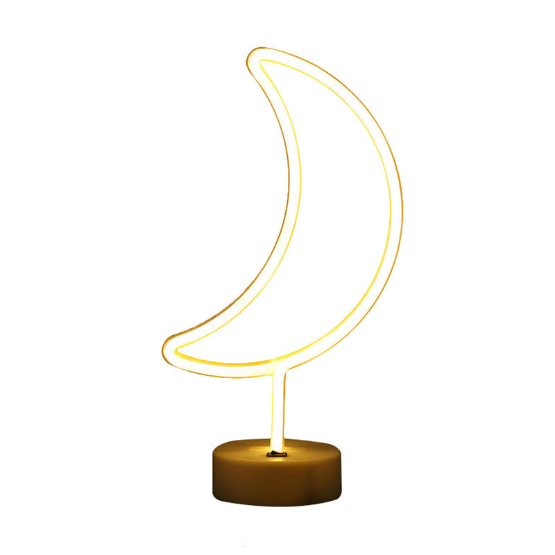 Vivolux | Geometrie Wand Nachtlicht Moderne Kunststoff Kinderzimmer LED Nachttischlampe in Weiß