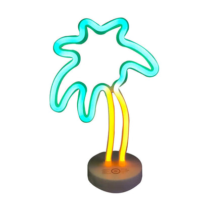 Vivolux | Einfache geometrische Nachbeleuchtung Kunststoff Batterie LED Schlafzimmer Nachttischlampe in Weiß