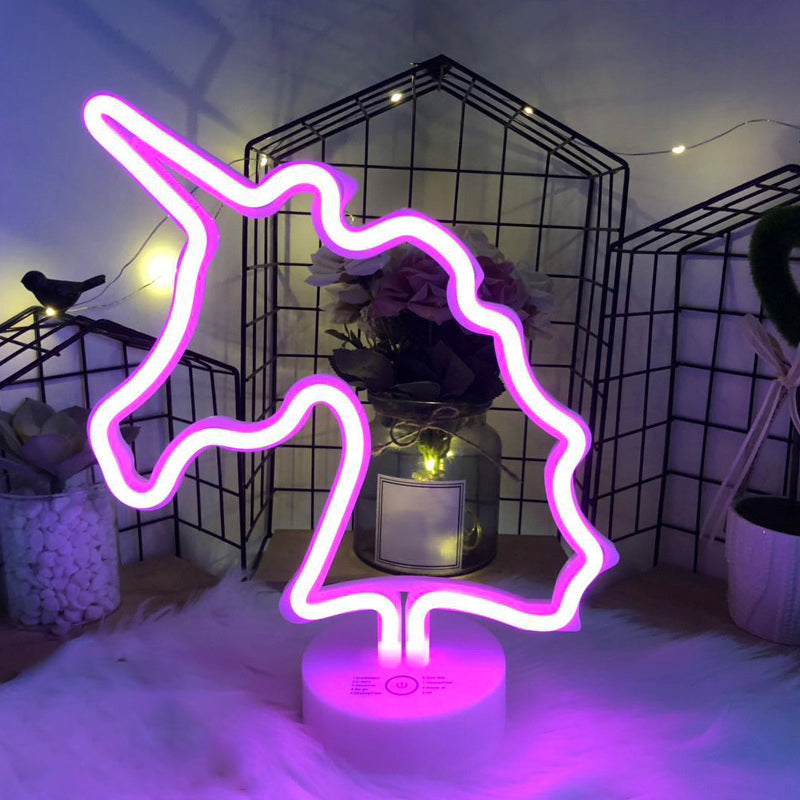 Vivolux | Einfache geometrische Nachbeleuchtung Kunststoff Batterie LED Schlafzimmer Nachttischlampe in Weiß