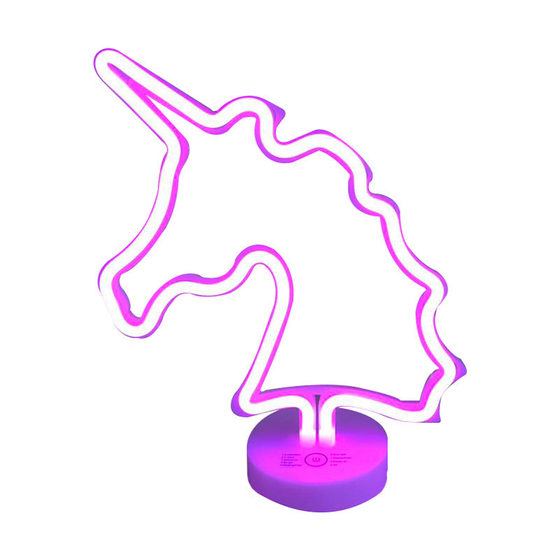 Vivolux | Einfache geometrische Nachbeleuchtung Kunststoff Batterie LED Schlafzimmer Nachttischlampe in Weiß