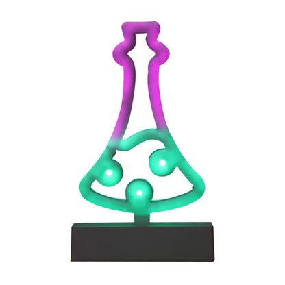 Vivolux | Geometrische Kunststof Nachtkastje Licht Moderne LED Witte Nachtlamp voor Slaapkamer