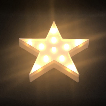 Vivolux | Pentacle Baby Schlafzimmer Nachttischlampe Kunststoff Modern Stil LED Nachbeleuchtung in Gelb