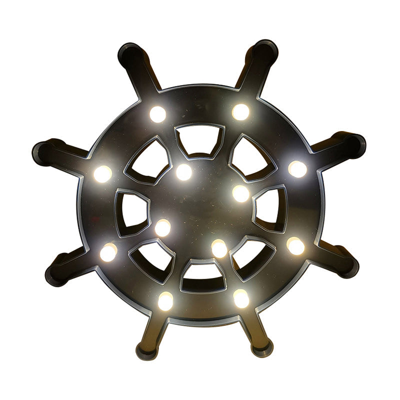 Vivolux | Segel Element Plastik Nachtischlampe Nordic LED Wandlampe für das Babyzimmer