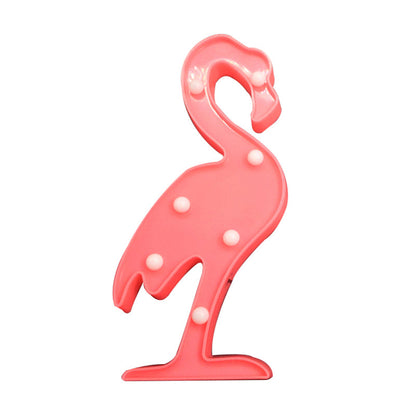 Vivolux | Flamingo Nachtlampe Moderner Stil Kunststoff Pink Finish Batterie LED Wand Nachtbeleuchtung