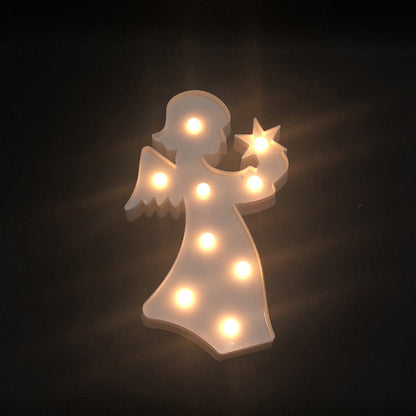 Vivolux | Engel Kunststoff Wand Nachtbeleuchtung Kreative LED Nachttischlampe für Mädchen Schlafzimmer