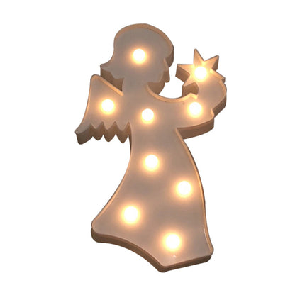 Vivolux | Engel Kunststoff Wand Nachtbeleuchtung Kreative LED Nachttischlampe für Mädchen Schlafzimmer