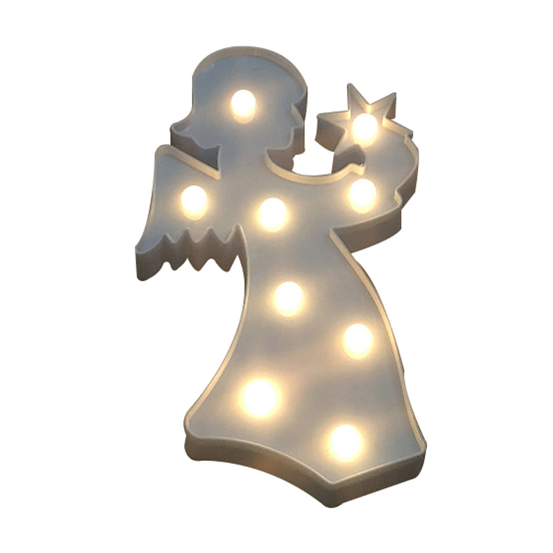 Vivolux | Engel Kunststoff Wand Nachtbeleuchtung Kreative LED Nachttischlampe für Mädchen Schlafzimmer