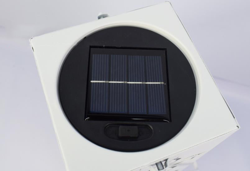 Vivolux | Solar Butterfly Rose Muster Hohle Säule LED Außen wasserdichte dekorative Lampe