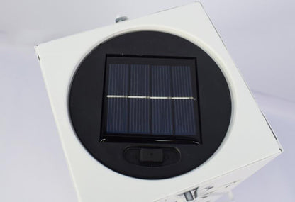 Vivolux | Solar Butterfly Rose Muster Hohle Säule LED Außen wasserdichte dekorative Lampe