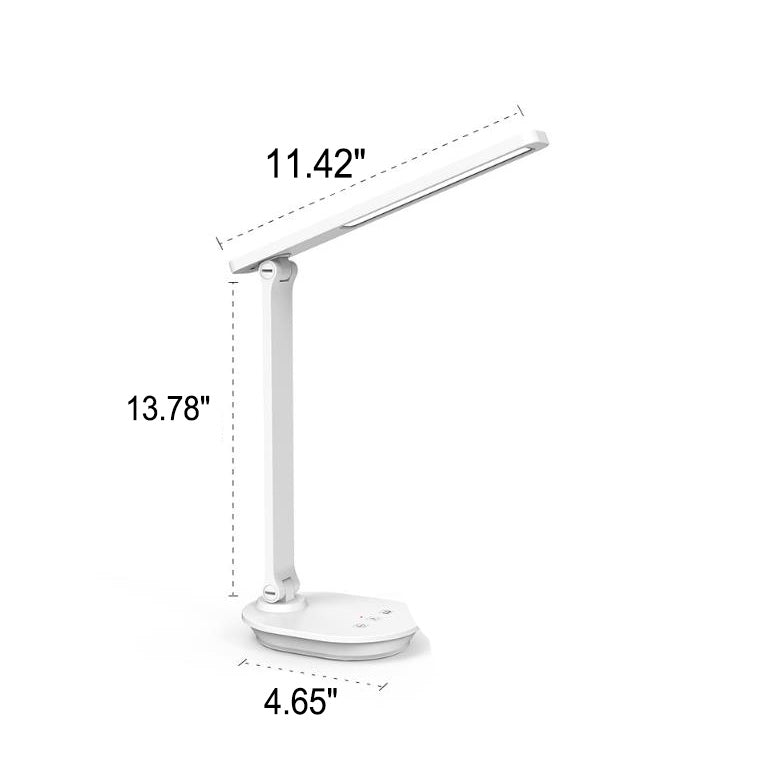 Vivolux | Moderne doppelte faltbare Augenpflege kabellose wiederaufladbare LED Schreibtischlampe