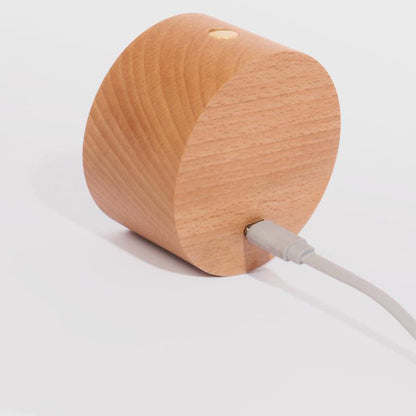 Vivolux | Einfache Holz USB wiederaufladbare Touch-Magnet LED Nachtlicht Wand Sconce Lampe