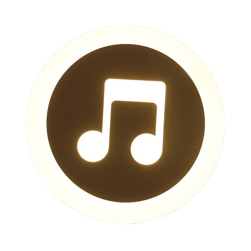 Vivolux | Dunne Paneel Wandlamp Schone Acryl Wandlamp in Wit voor Kleuterschool Baby Slaapkamer