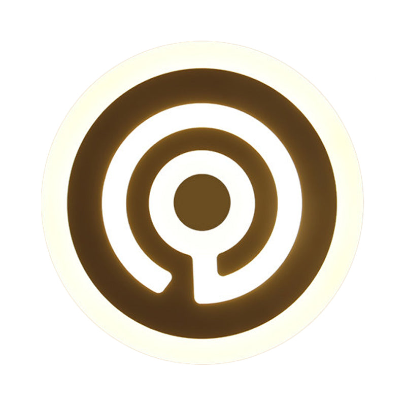 Vivolux | Dunne Paneel Wandlamp Schone Acryl Wandlamp in Wit voor Kleuterschool Baby Slaapkamer