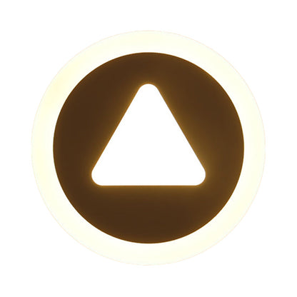 Vivolux | Dunne Paneel Wandlamp Schone Acryl Wandlamp in Wit voor Kleuterschool Baby Slaapkamer