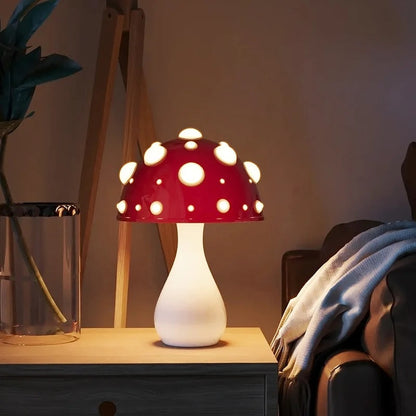 Vivolux | LumiFungi – Luxe LED Tischlampe mit Stimmungsvollem Pilz-Design und Dimmbares Licht
