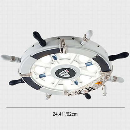 Vivolux | NautiGlow Kinderzimmer LED Deckenlampe | Segelboot-Design | Cartoon-Stil | Stimmungsvolle Beleuchtung