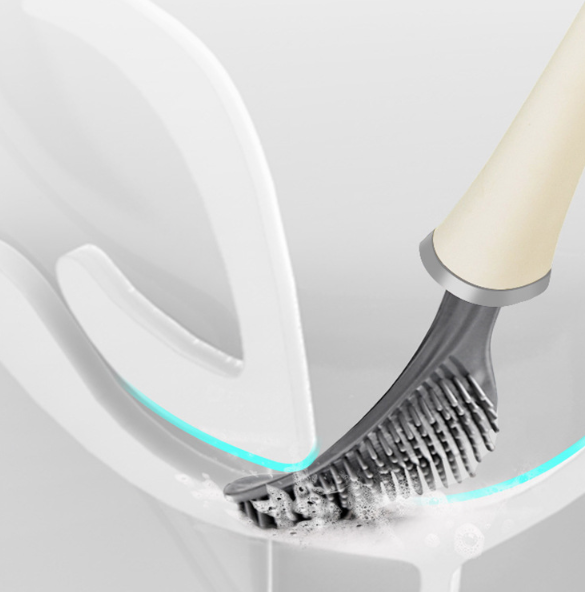 Flexible Toilettenbürste aus Silikon