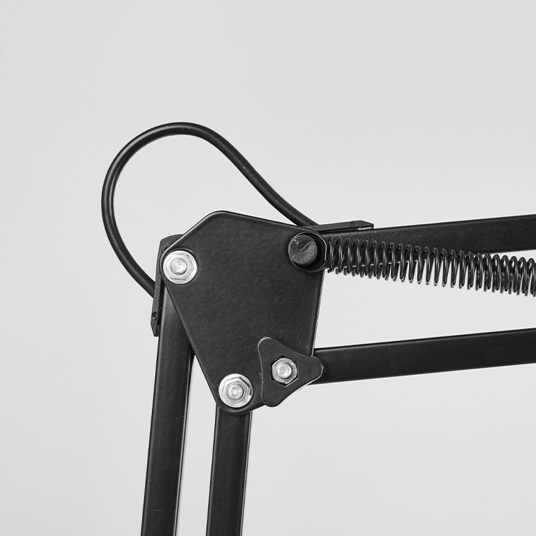 Vivolux | Moderne minimalistische ausziehbare Tischlampe mit langem Arm und Clip aus ABS mit 1 Licht für das Schlafzimmer