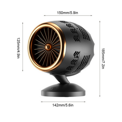 Vivolux | Kompakte tragbare Dunstabzugshaube Kochabzugslüfter